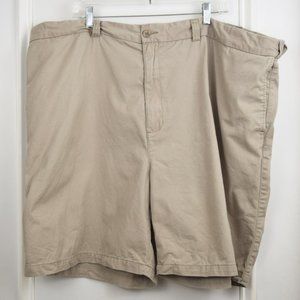 DXL HB Chino Shorts Men 49 R Beige Cotton Neutral Minimal Big & Tall Khaki